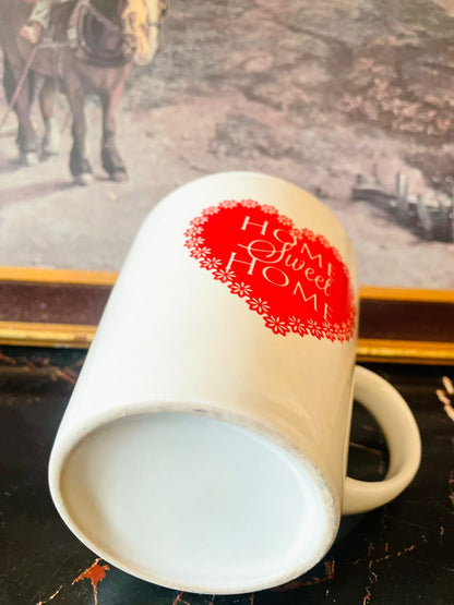(“Home Sweet Home” Ceramic Porcelain Mug – Cozy Cottage Collection)