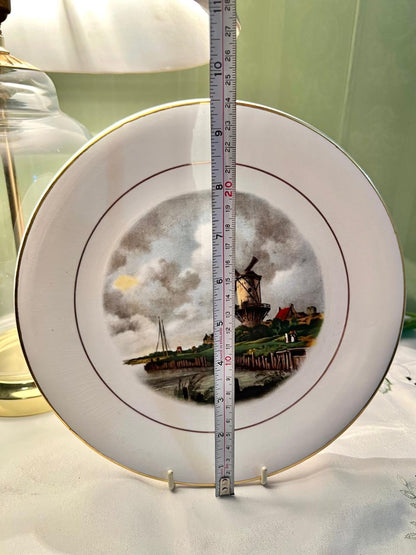 Botanics of Staffordshire Windmill Wall Plate – 9.5 Inch