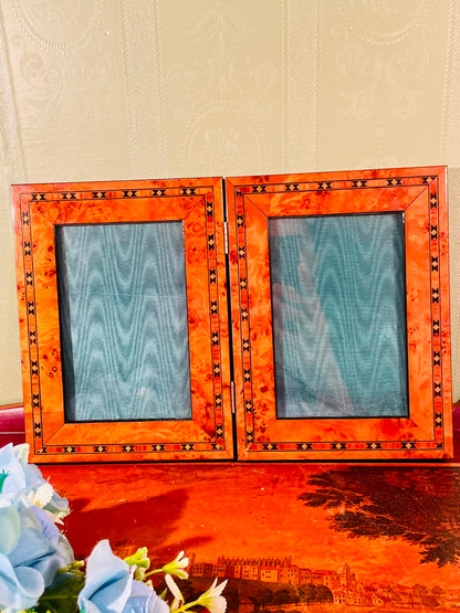 Folding Double Photo Frame – 8 Inch