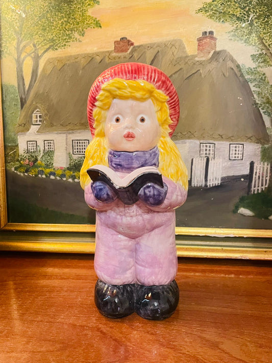 Vintage Holland Mold Christmas Carolers – Hand-Painted Ceramic Holiday Decor