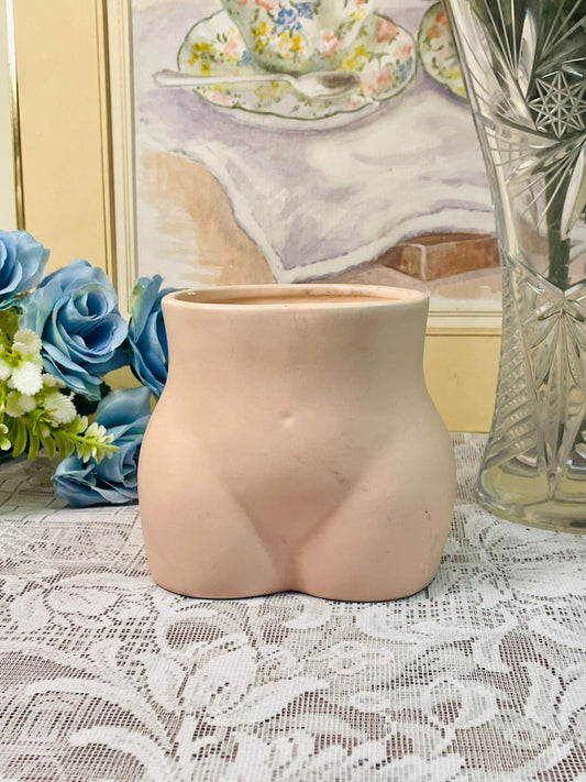Modern Body Shape Ceramic Scented Candle Holder – Nude Blush