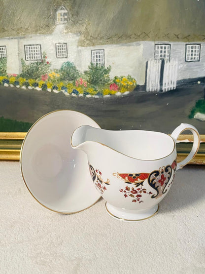 Cololough Bone China Creamer & Sugar Bowl Set – Elegant Tableware | Vintage England