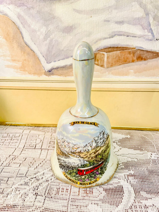 Vintage Mont Blanc Porcelain Bell – Scenic Travel Decor