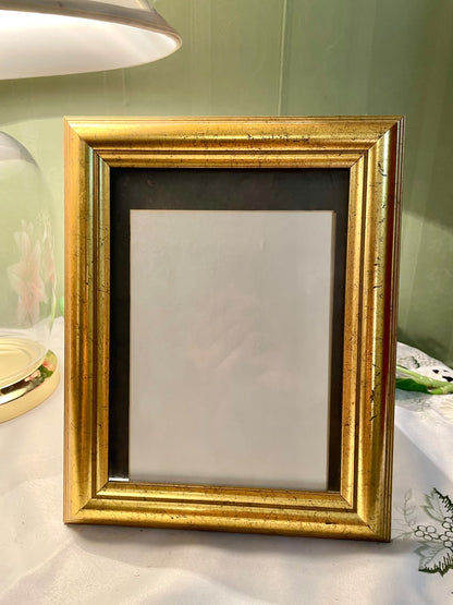 Gold-Tone Rectangular Photo Frame 9 in