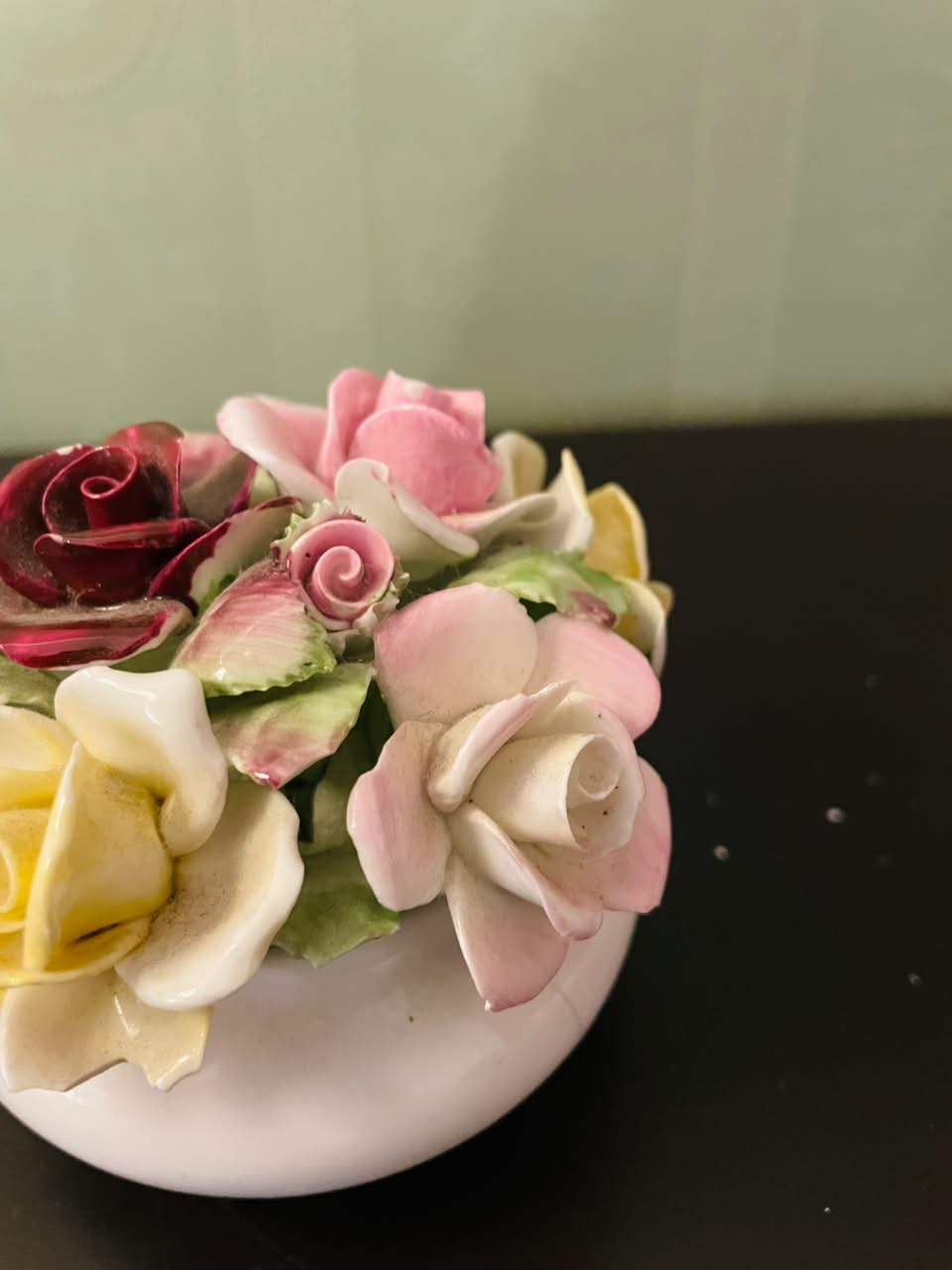 Royal Doulton Bone China Rose Posy Ornament 3 Inch