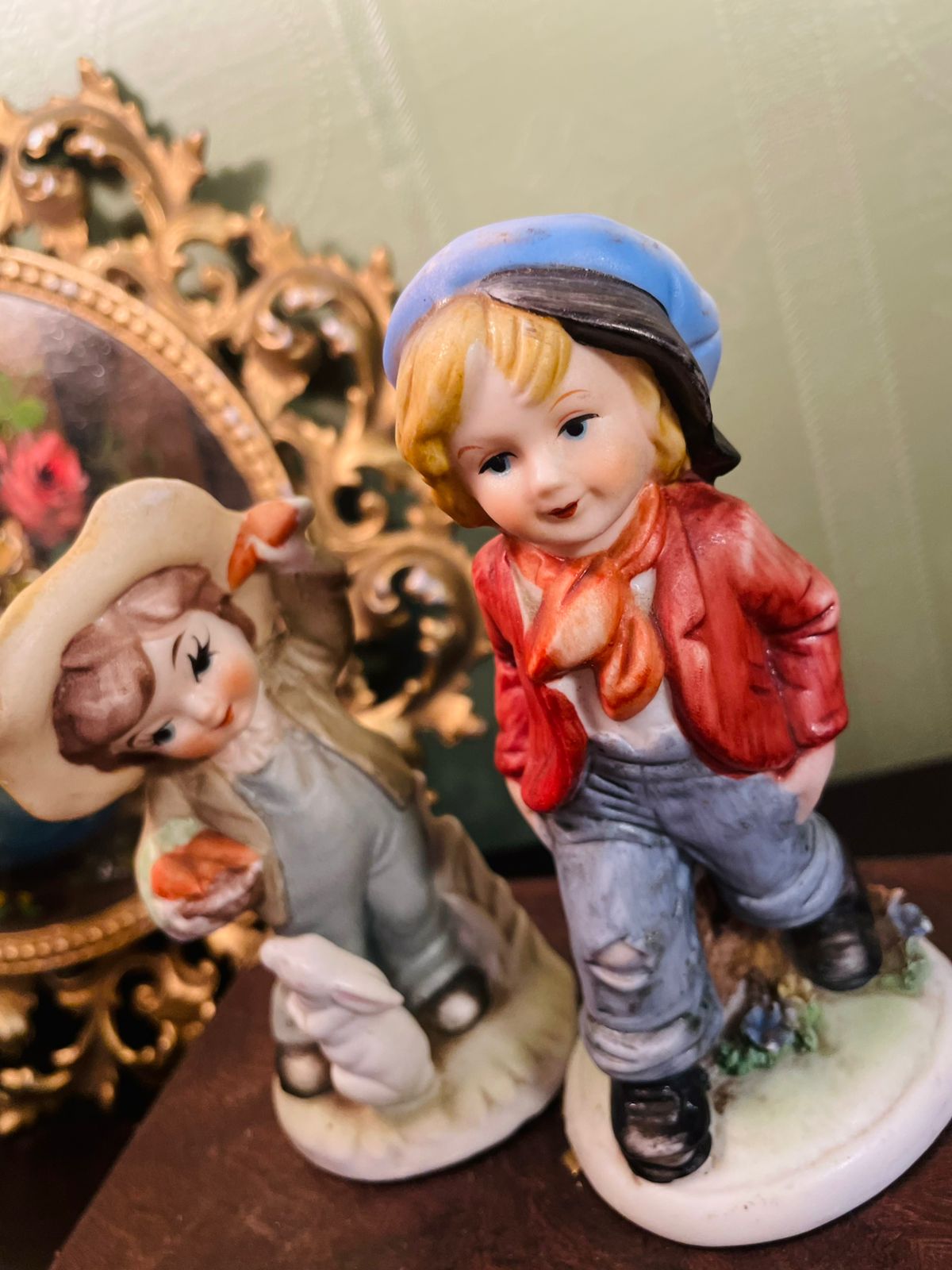 Vintage Children Figurine Set 4–5 Inch Storybook Collection