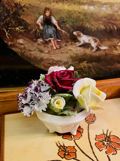 Vintage Bone China Mixed Flower Posy – Made in England