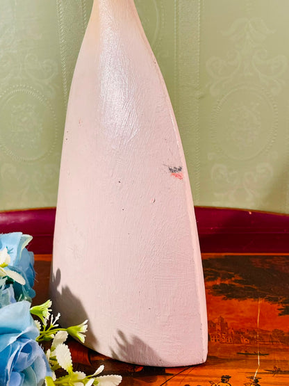 White Abstract Cat Figurine – 11 Inch