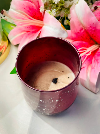 Lustre Fruit Punch Scented Candle Purple Crystal Approx. 10 cm