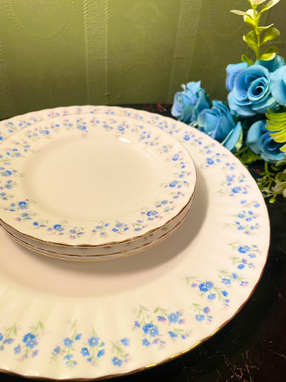 Royal Albert Memory Lane Dessert Plate Set & Platter