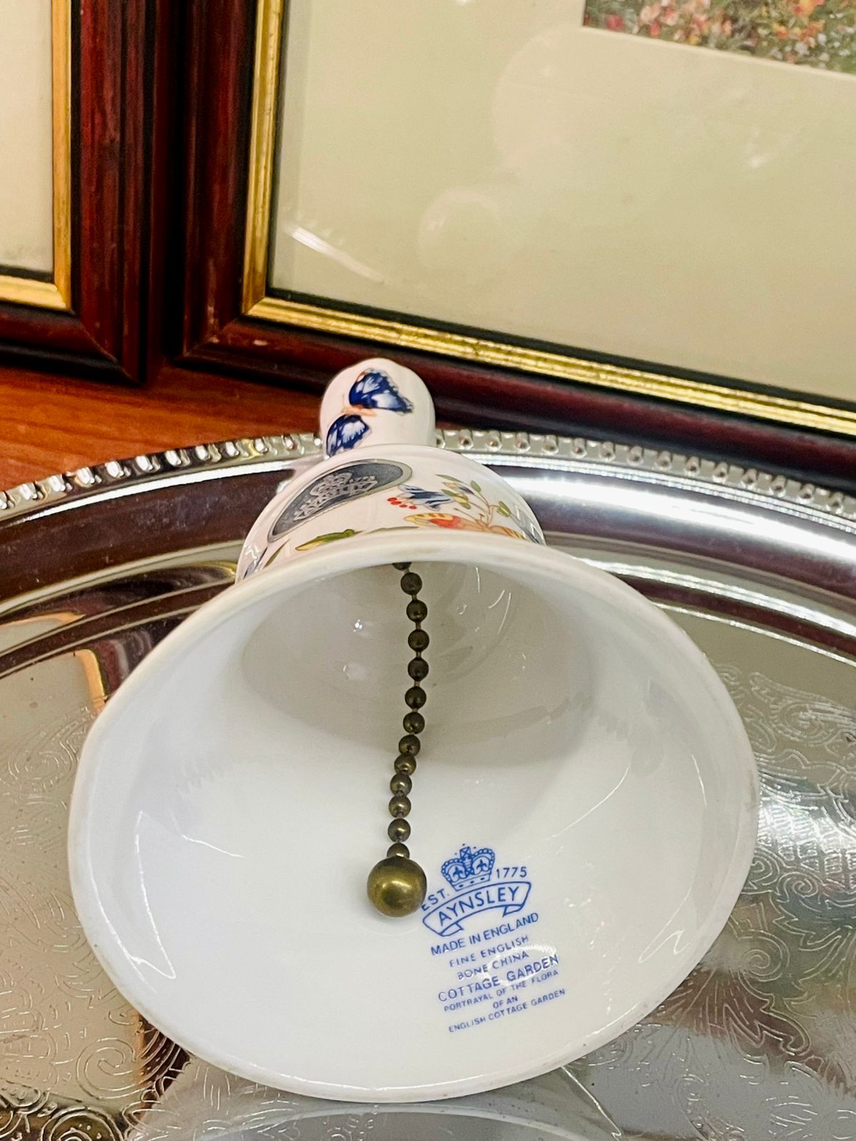 Aynsley Cottage Garden China Bell – Fine Bone China – Made in England