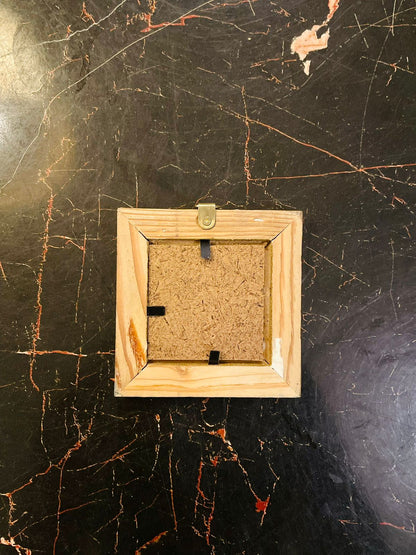 Small Gold Square Photo Frame 3.5 inch