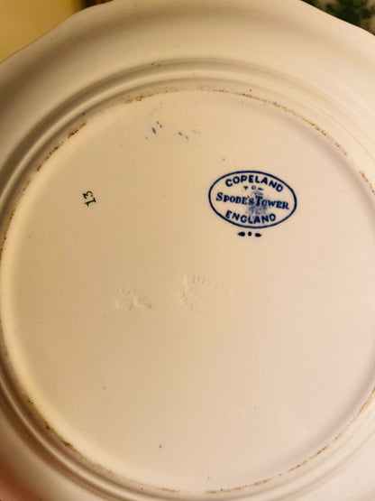 Spode Tower Blue & White Decor Plate – 7" Copeland England Ceramic