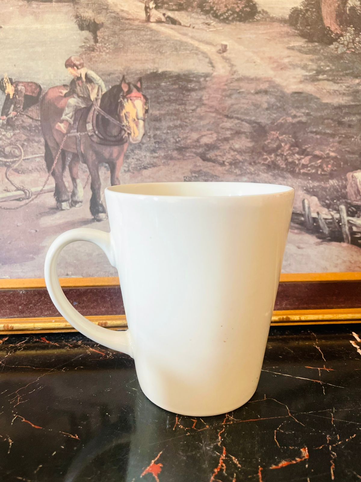 (“Home Sweet Home” Ceramic Porcelain Mug – Cozy Cottage Collection)