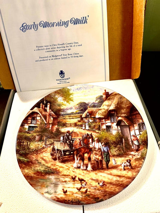 Wedgwood Boxed Country Days Collector Plate 20 cm