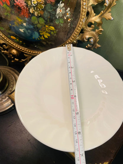 Churchill White Swirl quarter plates Set of 5 Fine English Tableware