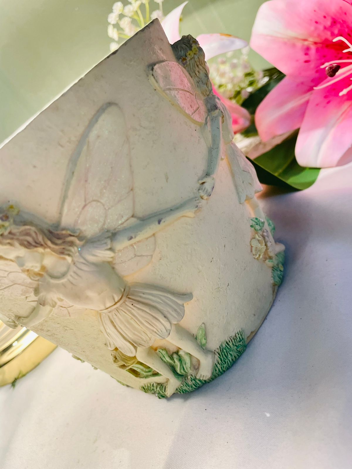 Fairy Relief Decorative Planter Cream 5.25 in