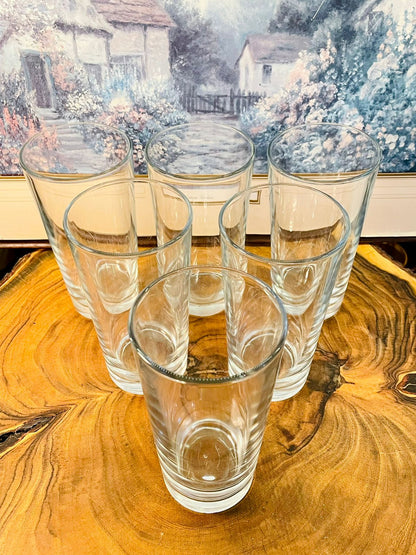 Set of 6 Premium Double Wall Glass Tumbler Set – Clear Drinkware