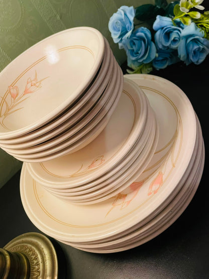18 pcs Biltons England Floral Dinnerware Set for 6 Persons