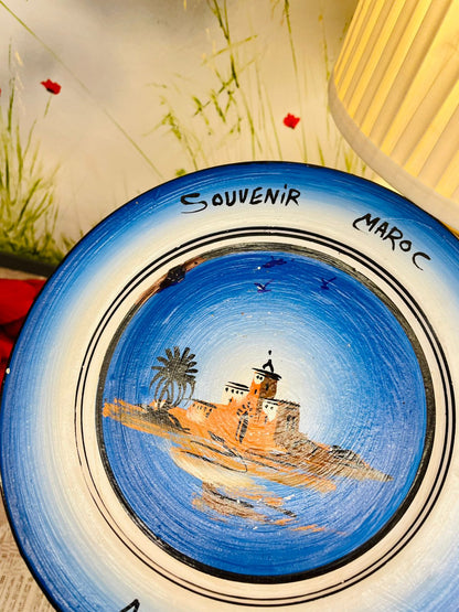 Agadir Morocco Souvenir Decorative Wall Plate 8 inches