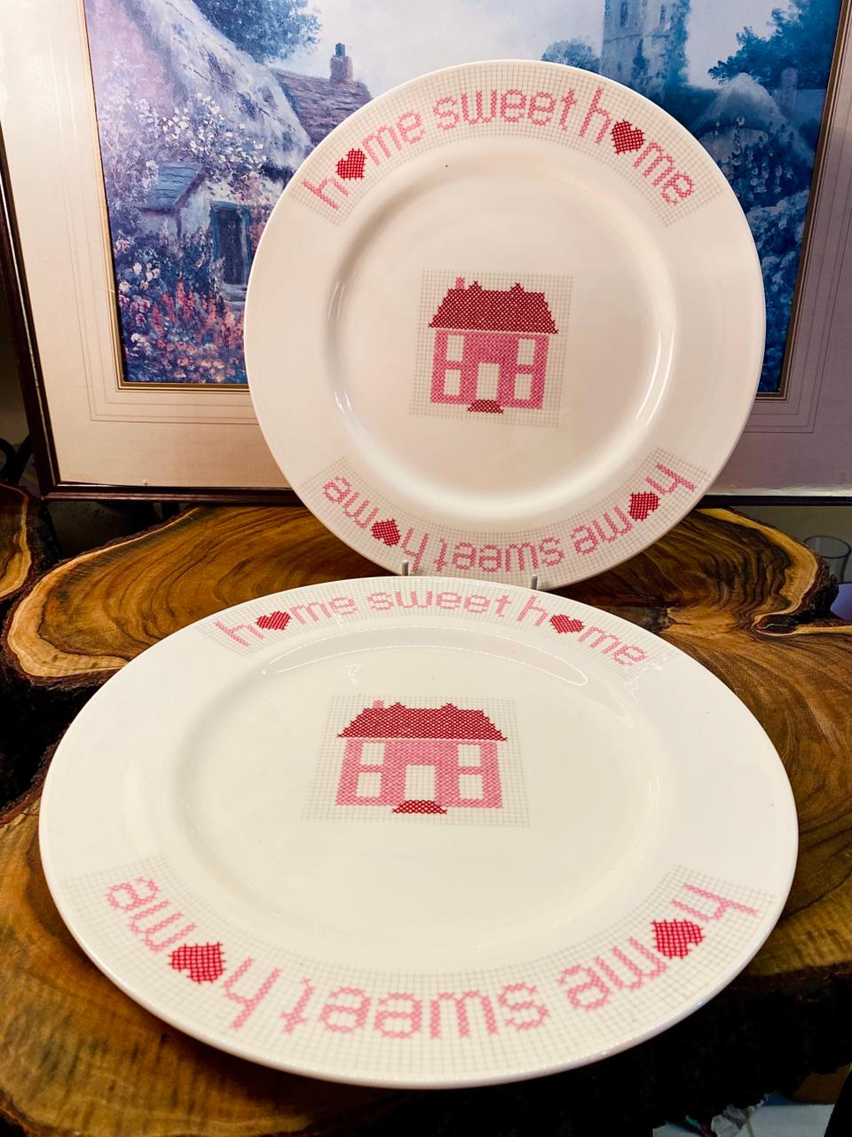 Home Sweet Home Cottage Plate Big Tomato Company
