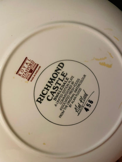 Royal Stafford Richmond Castle Bone China Plate 8.5"