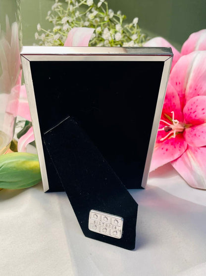 Silver-Plated Brass Photo Frame 16 cm