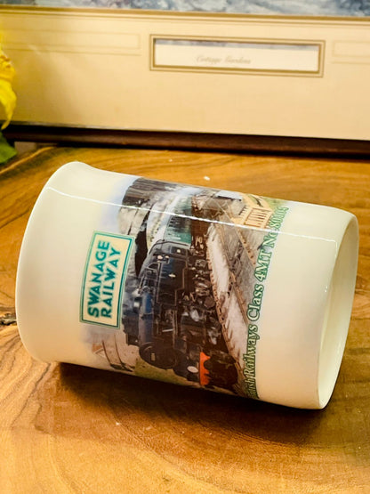 Swanage Railway Steam Train Mug | British Railway Collectible Cup