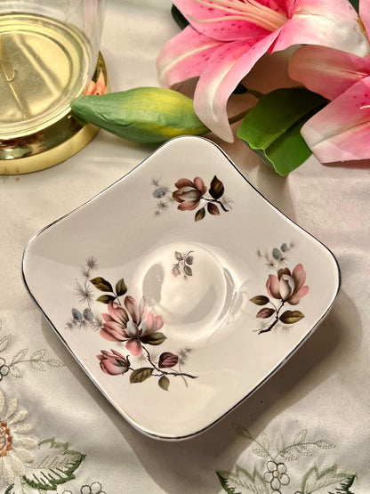 Midwinter Stylecraft Floral Square Dish – Approx. 6 Inch