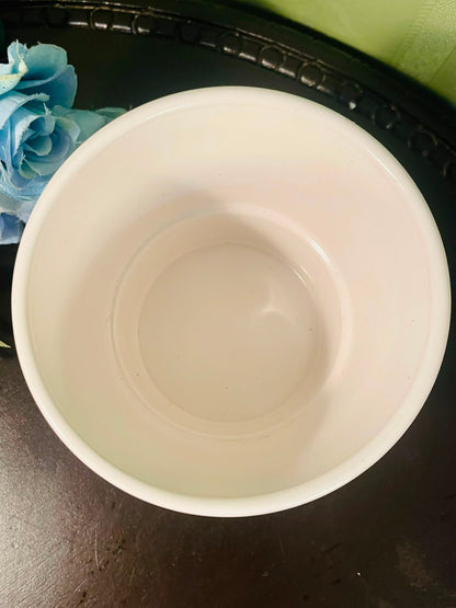 Classic White Ceramic Plant Pot – 4 Inch