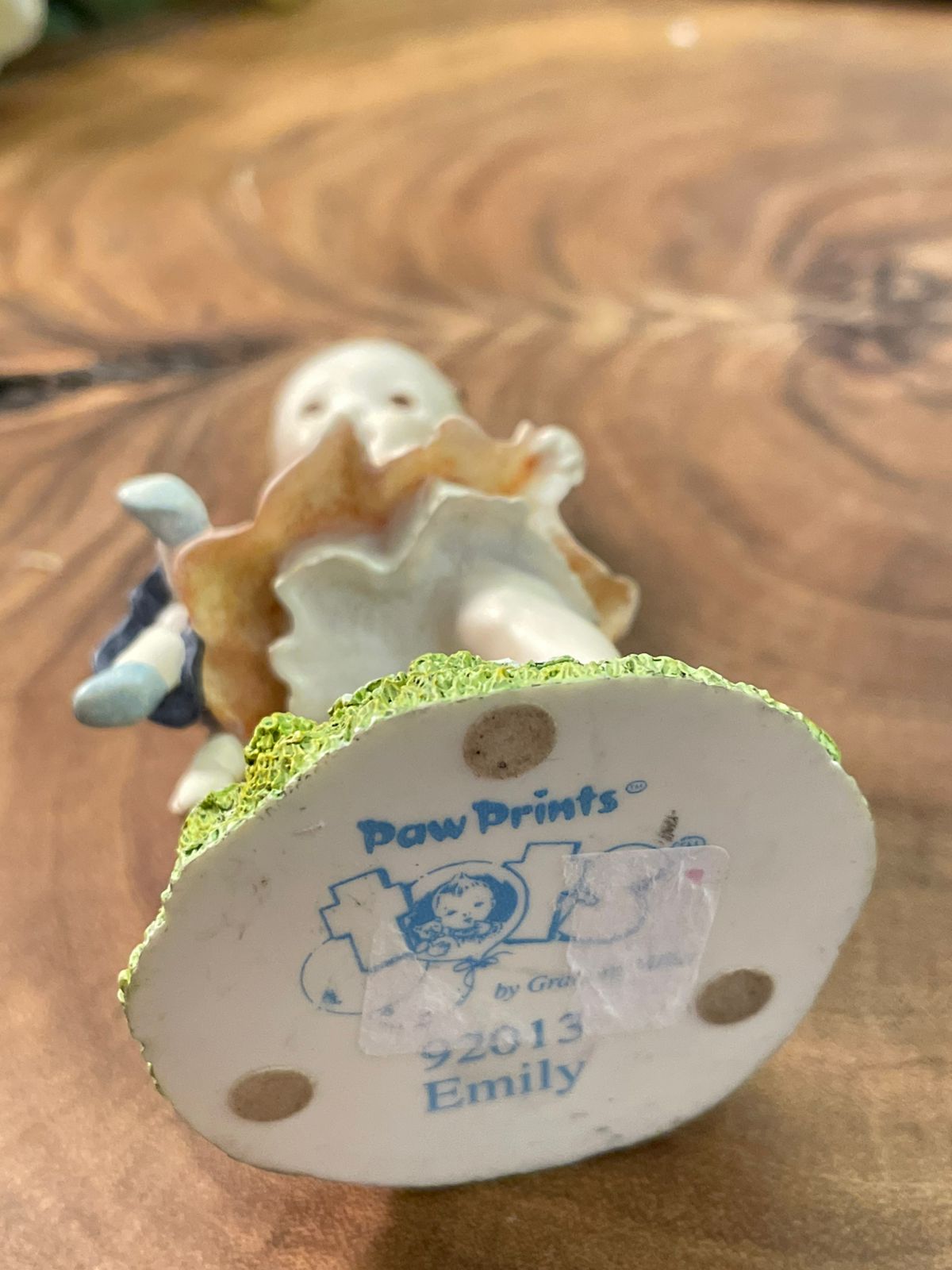 Paw Prints Emily Girl Figurine with Doll