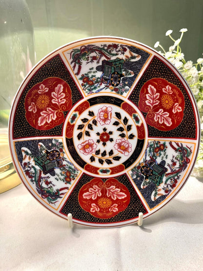 Japanese Imari Style Decorative Wall Plaque 6.5 Inch