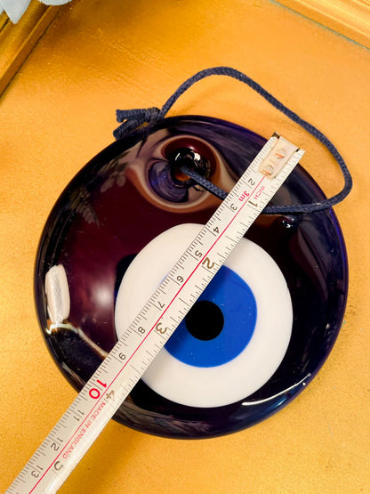 Handmade Evil Eye Glass Wall Hanging Decor