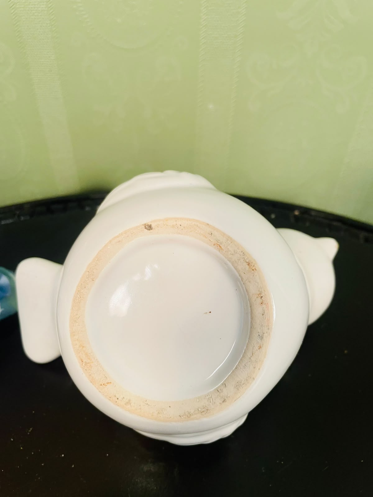 White Ceramic Bird Planter – Sculpted Vintage Style, 4 Inch