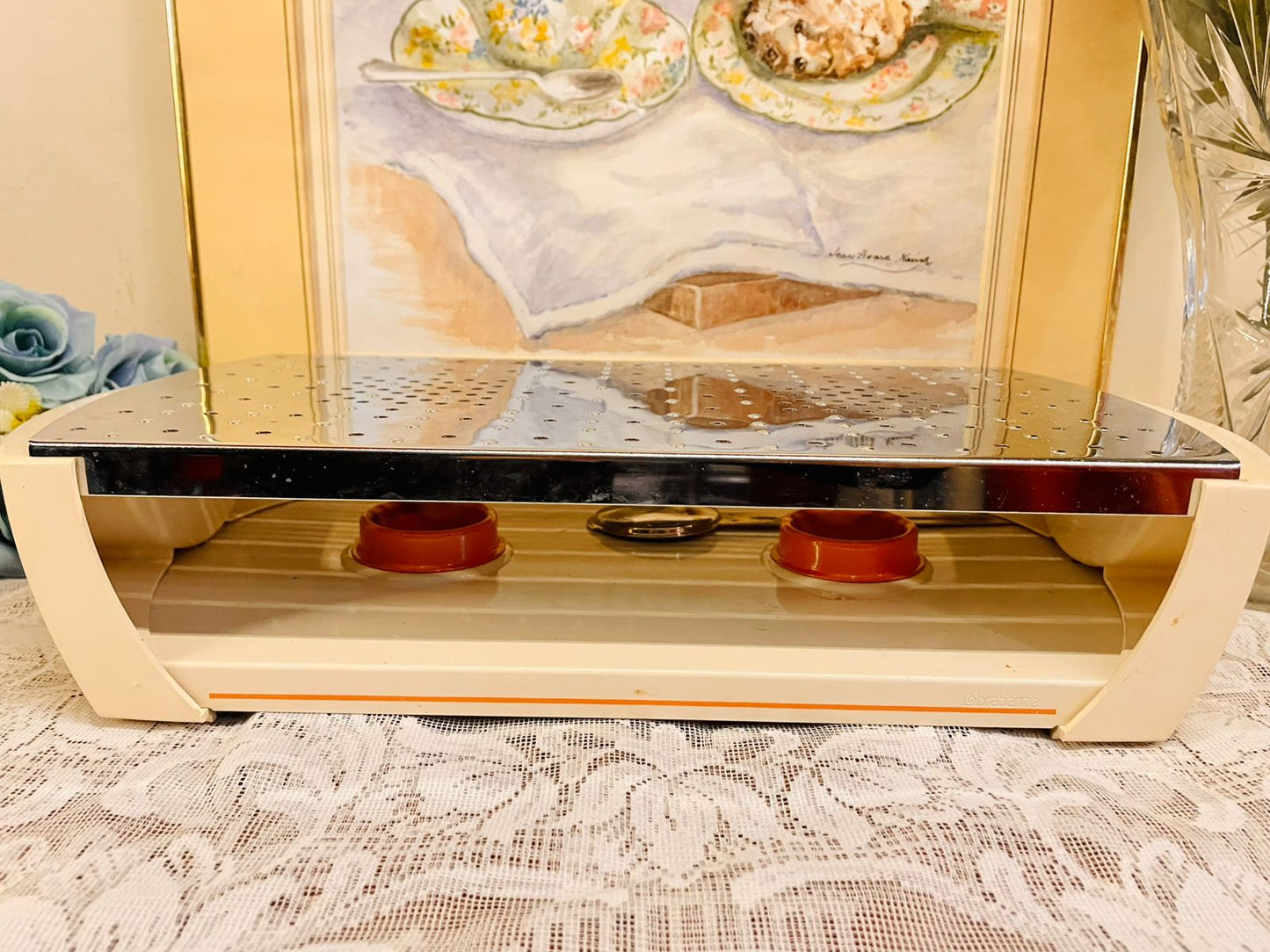 Stainless Steel Large Food Warmer – Elegant Tabletop Serving Stand