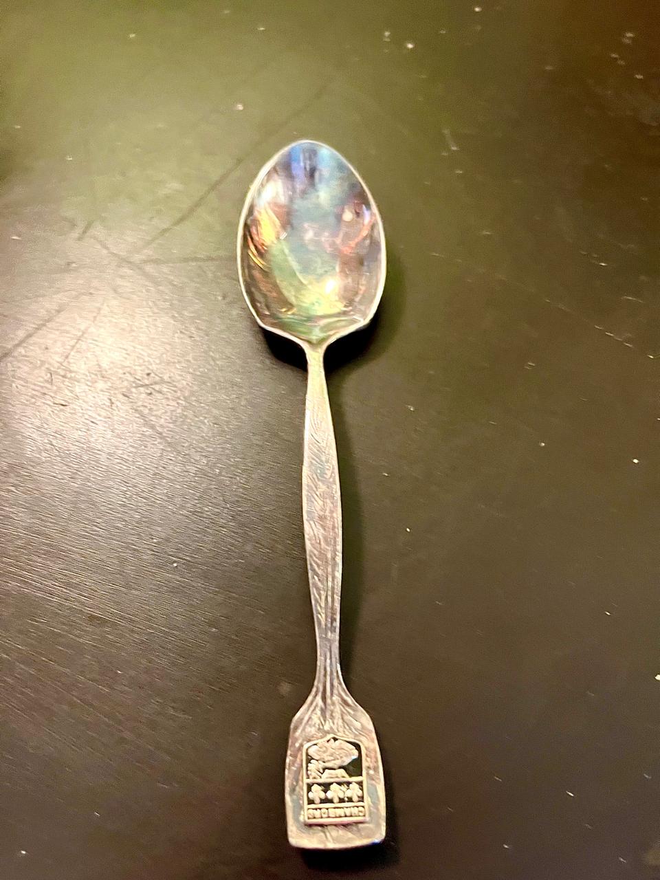 Vintage Cambridge Souvenir Spoon 13 cm Silver Tone