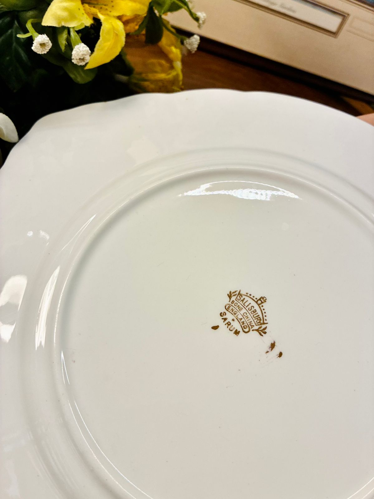 Salisbury Sarum Bone China Cake Platter