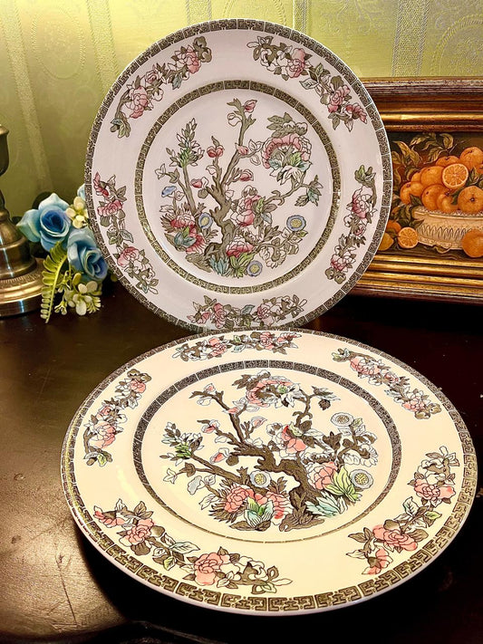 Vintage Floral Chinoiserie Decorative Plate 25 cm (each)