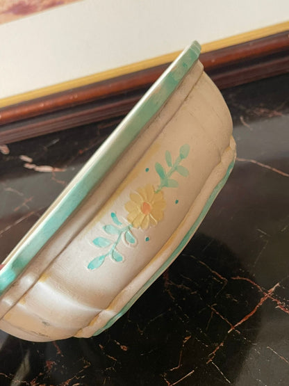 Vintage Ceramic Deep Serving Bowl – Apple Molds Print (England)