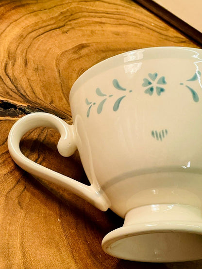 Vintage Maruhon Ware Pedestal Cup – Hand Painted Japan