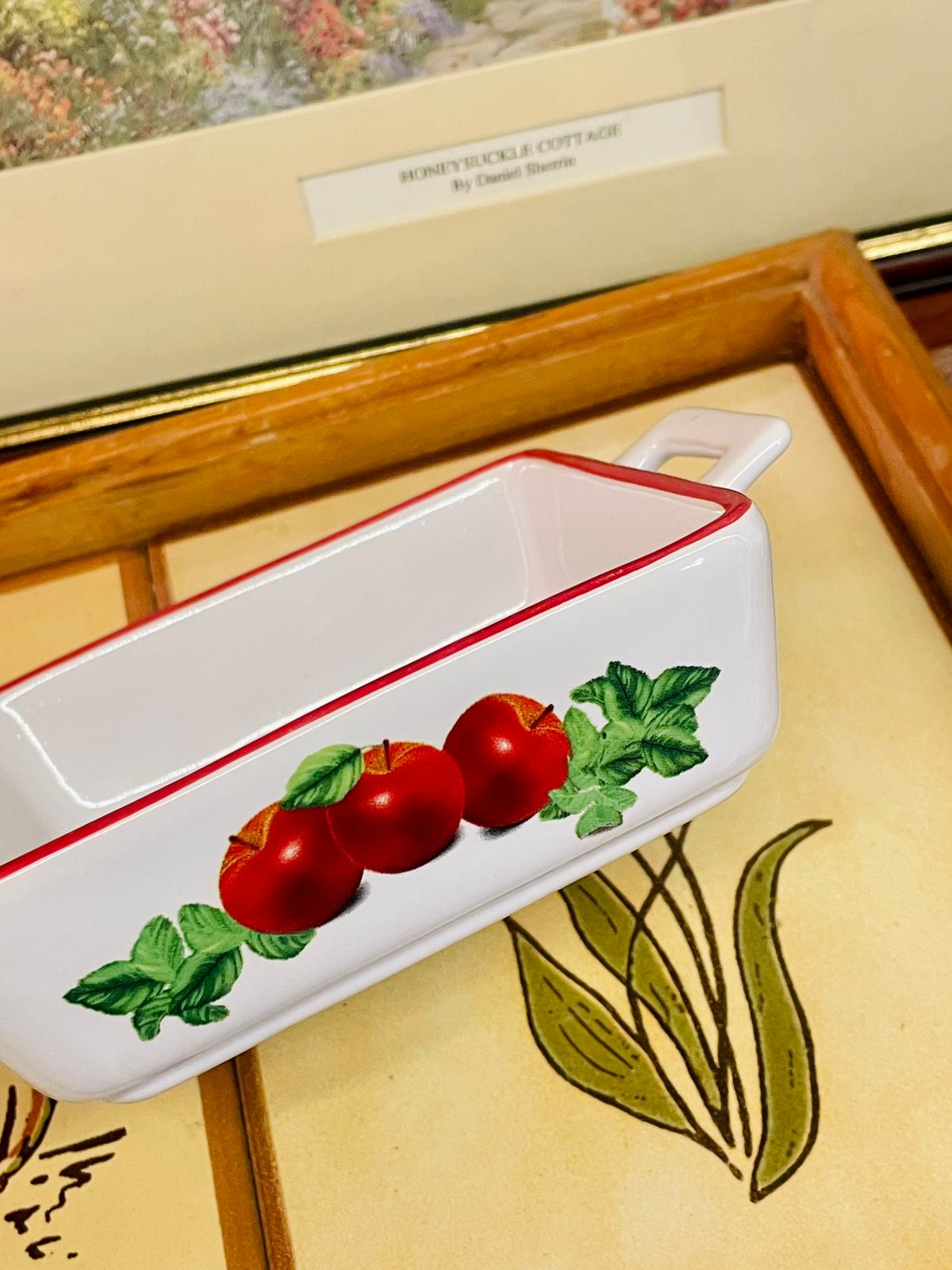 Set of  Ceramic Serving Dishes with Handles – Oval & Square - Oven Safe