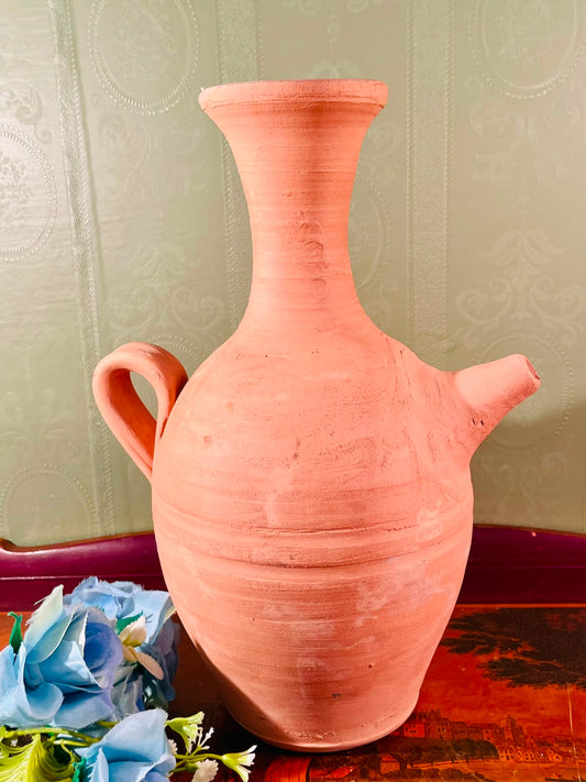 Terracotta Pottery Pitcher Vase – 11 Inch