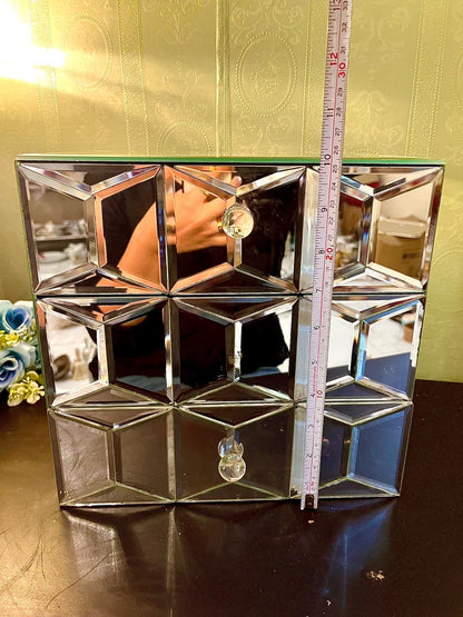 Mirrored Jewellery Storage Cabinet – Bevelled Glass Drawers