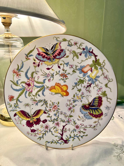 Royal Worcester Exotic Butterflies Wall Plate 25cm Limited Edition
