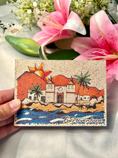 Fuerteventura Coastal Scenic Decorative Plaque 6"