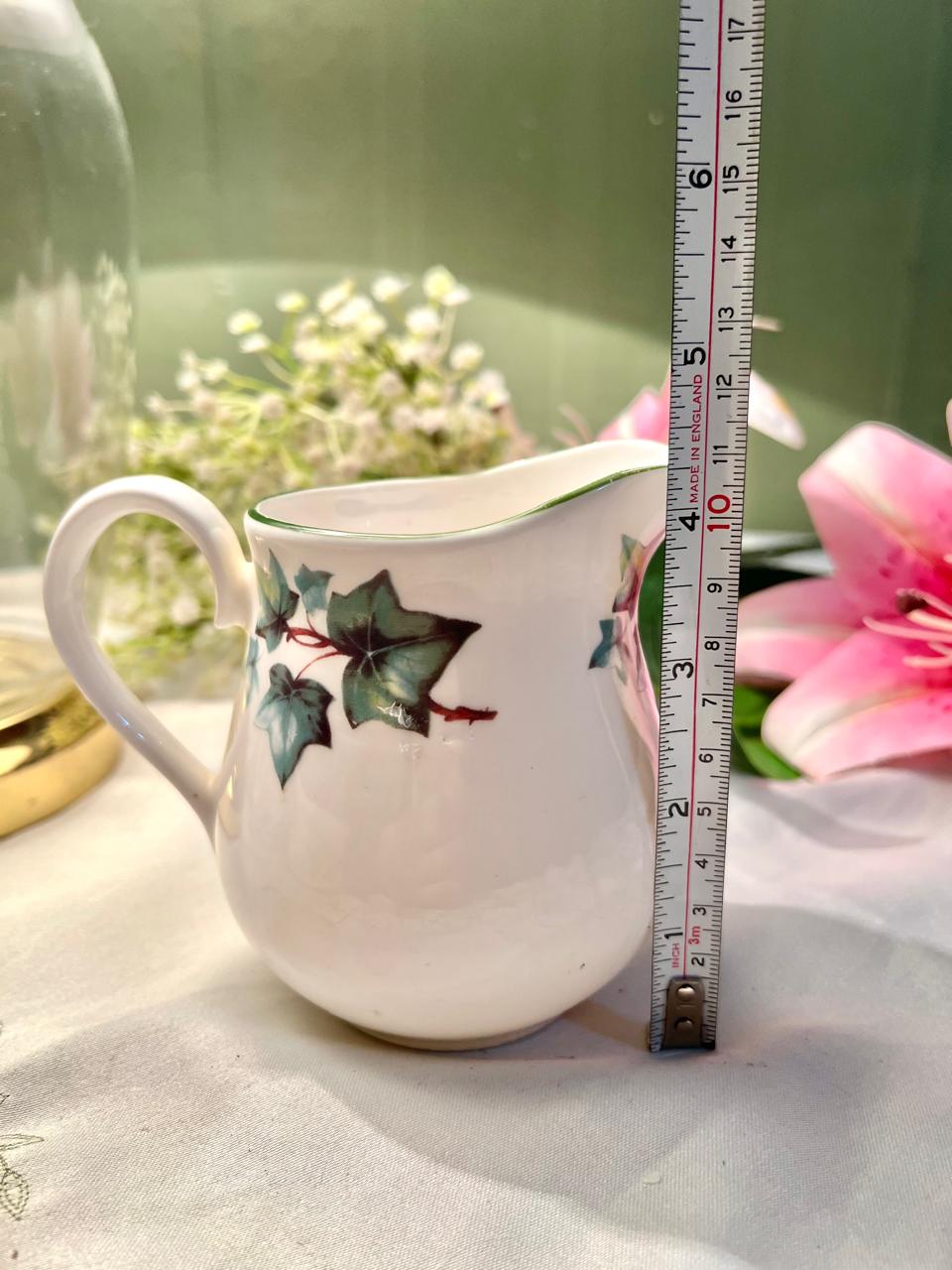 Kirsty Jayne Staffordshire Ivy Cream Jug 4" – Made in England