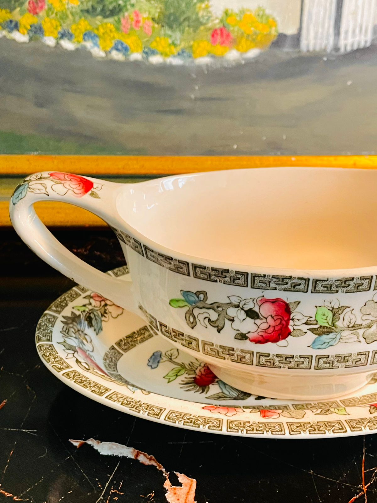 Johnson Bros Gravy Boat with Underplate – Made in England