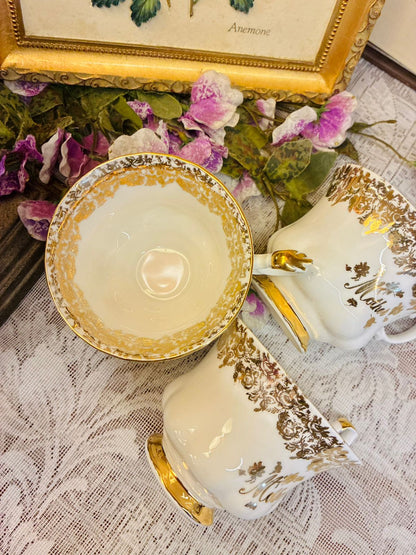 Royal Albert “Mother” Gold Floral Cup only