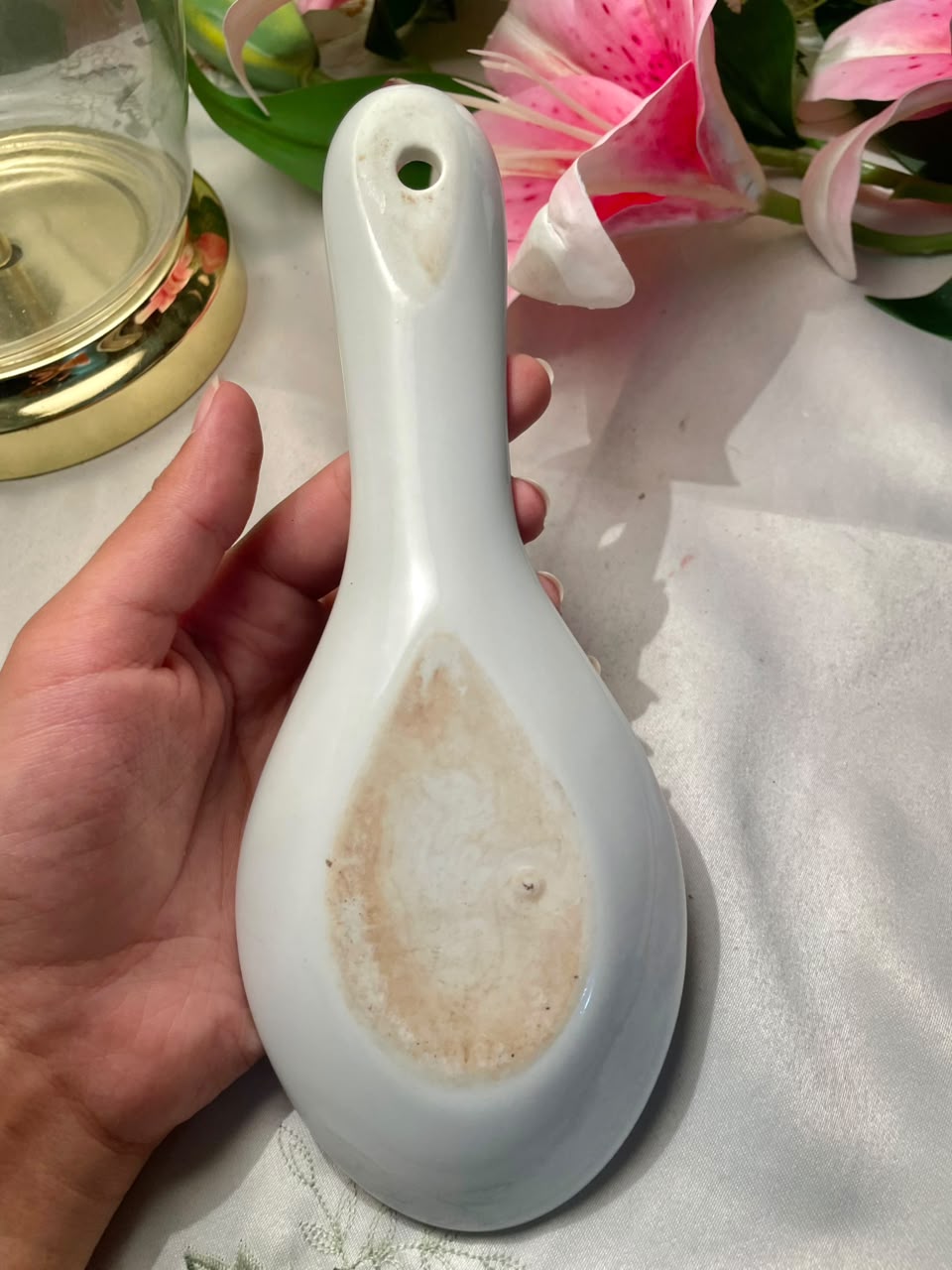 Jamaica Souvenir Ceramic Spoon Rest 9 Inch