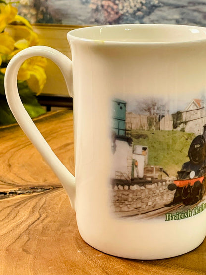 Swanage Railway Steam Train Mug | British Railway Collectible Cup
